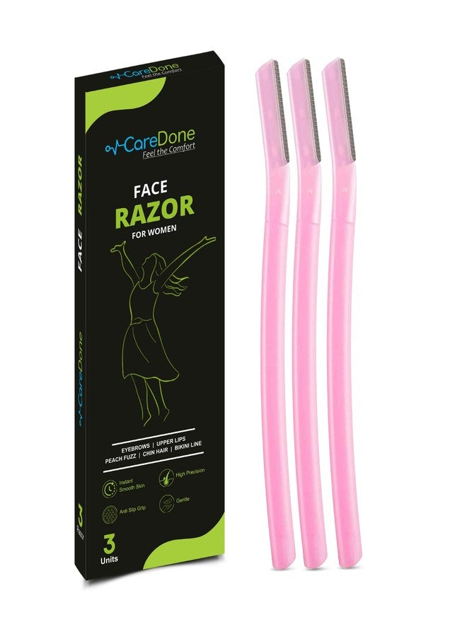 Caredone Face Cartridge For Women Reusable & Biodegradable/Quick & Easy Facial Hair Removal At Home Women razor For Eyebrow. (Face Razor -C44) - Image 1